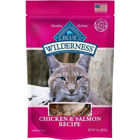 Blue Buffalo Wilderness Grain-Free Soft-Moist Chicken & Salmon Recipe-Cat-Blue Buffalo-2 oz-