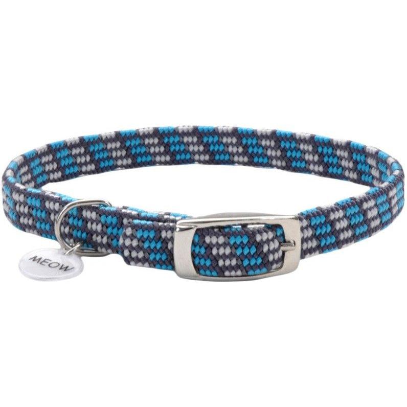 Coastal Pet Elastacat Reflective Safety Collar with Charm Grey/Blue-Cat-Coastal Pet-Small (Neck: 8-10")-