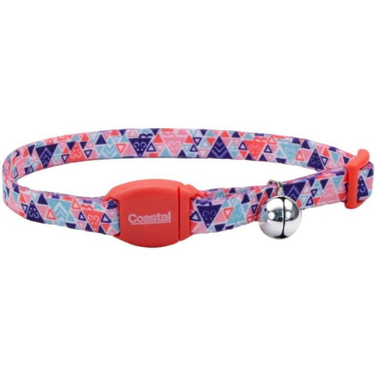 Coastal Pet Safe Cat Breakaway Collar Collar Multi Triangle-Cat-Coastal Pet-12"L x 3/8"W-
