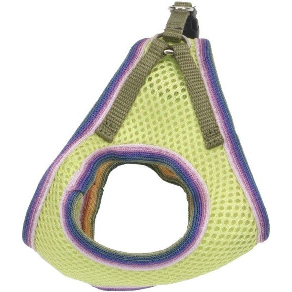 Li'L Pals Lime Harness with Mutli-Color Lining-Dog-Li'l Pals-Small (Neck: 8-10")-