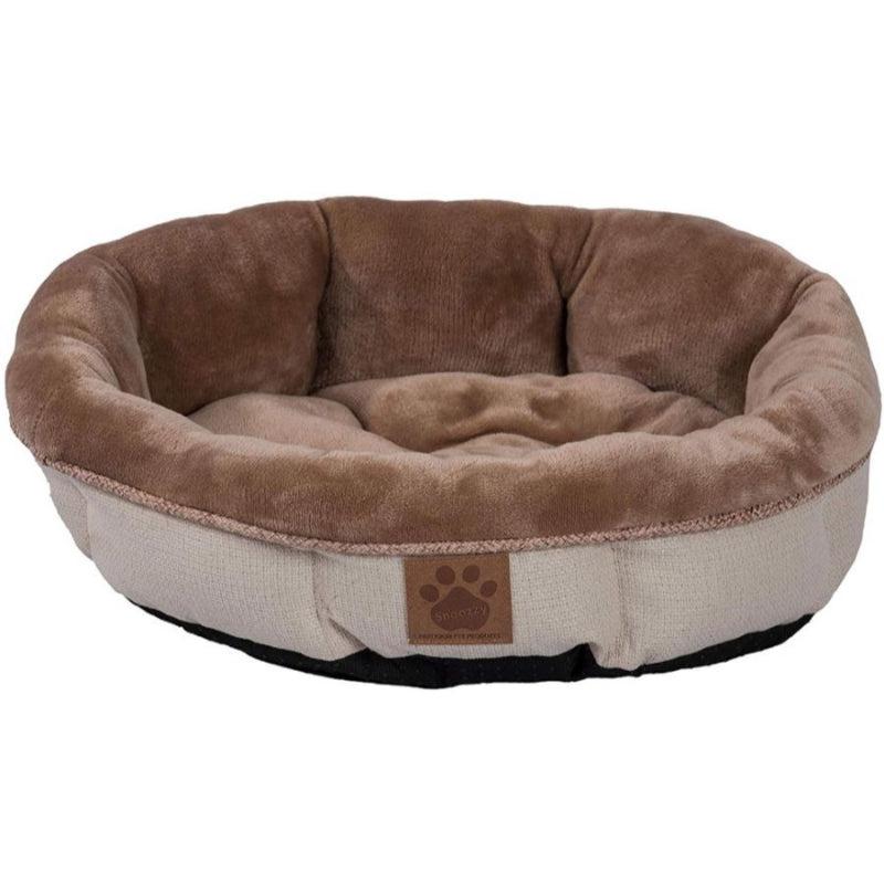 Precision Pet Round Shearling Bed Buff-Animals & Pet Supplies-BimBimPet-