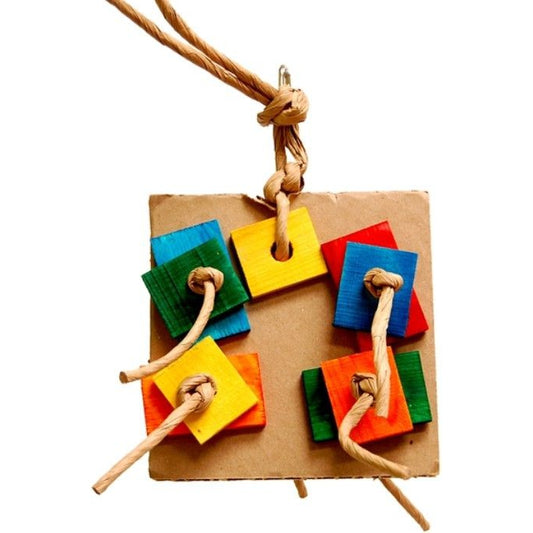 Zoo-Max Birdie Pizza Bird Toy-Bird-Zoo-Max-Small 6"L x 6"W-