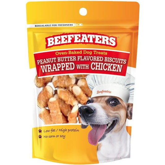 Beefeaters Oven Baked Peanut Butter with Chicken Biscuit for Dogs-Dog-Beefeaters-2.39 oz-