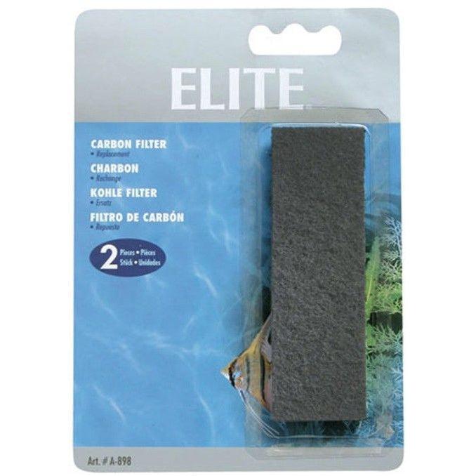 Elite Sponge Filter Replacement Carbon-Fish-Elite-2 count-