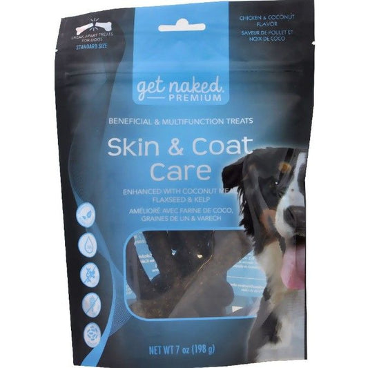 Get Naked Premium Skin & Coat Care Dog Treats - Chicken & Coconut Flavor-Animals & Pet Supplies-BimBimPet-