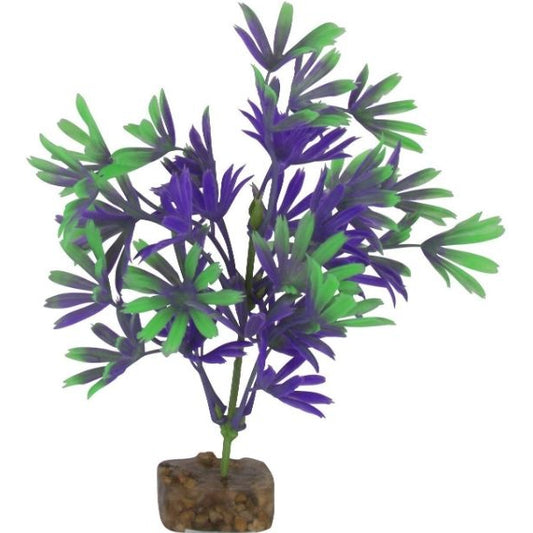 GloFish Plastic Aquarium Plant - Purple/Green-Fish-GloFish-Medium-