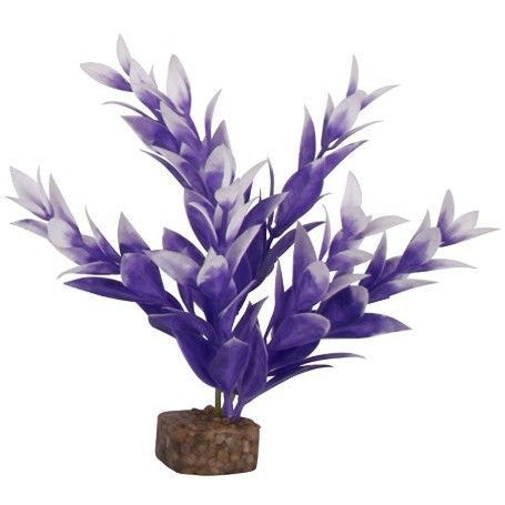 GloFish Plastic Aquarium Plant - Purple/White-Fish-GloFish-Small-