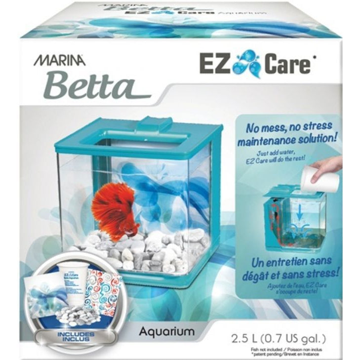 Marina Betta EZ Care Aquarium Kit-Fish-Marina-0.07 gallon - Blue-