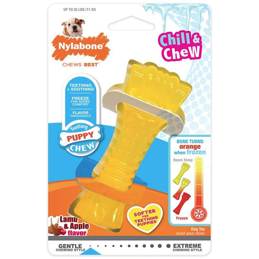 Nylabone Puppy Chew Color Changing Chill N Chew Bone - Mini Souper-Dog-Nylabone-1 count-