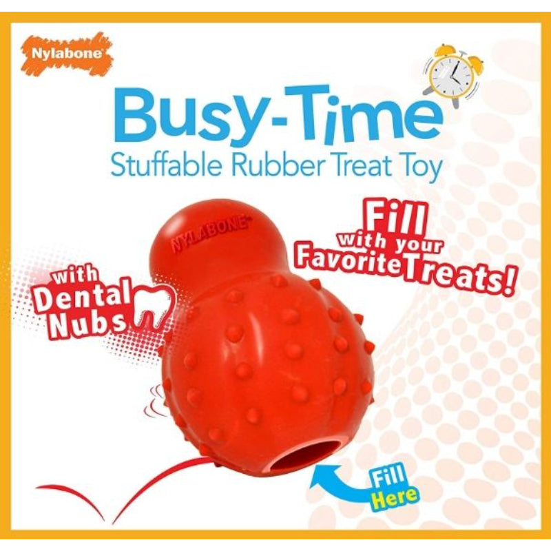 Nylabone Rhino Stuffable Dog Chew Toy - Bacon Flavor - Wolf-Animals & Pet Supplies-BimBimPet-