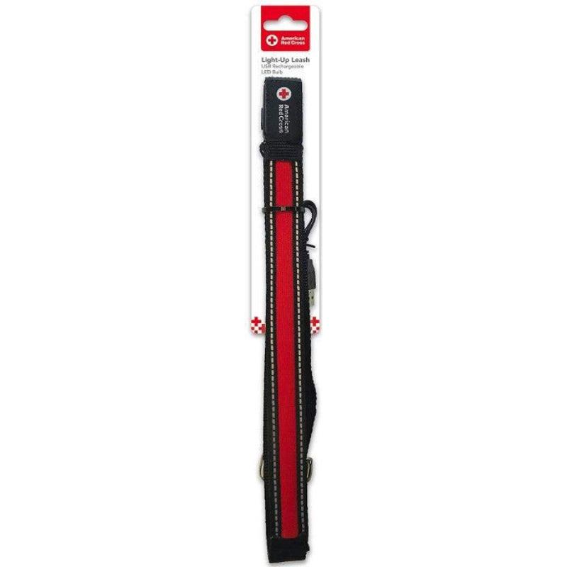 Penn-Plax American Red Cross LED Dog Leash-Animals & Pet Supplies-BimBimPet-