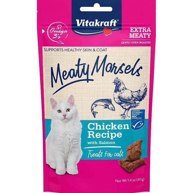 VitaKraft Meaty Morsels Chicken & Salmon Cat Treat-Cat-Vitakraft-1.4 oz-