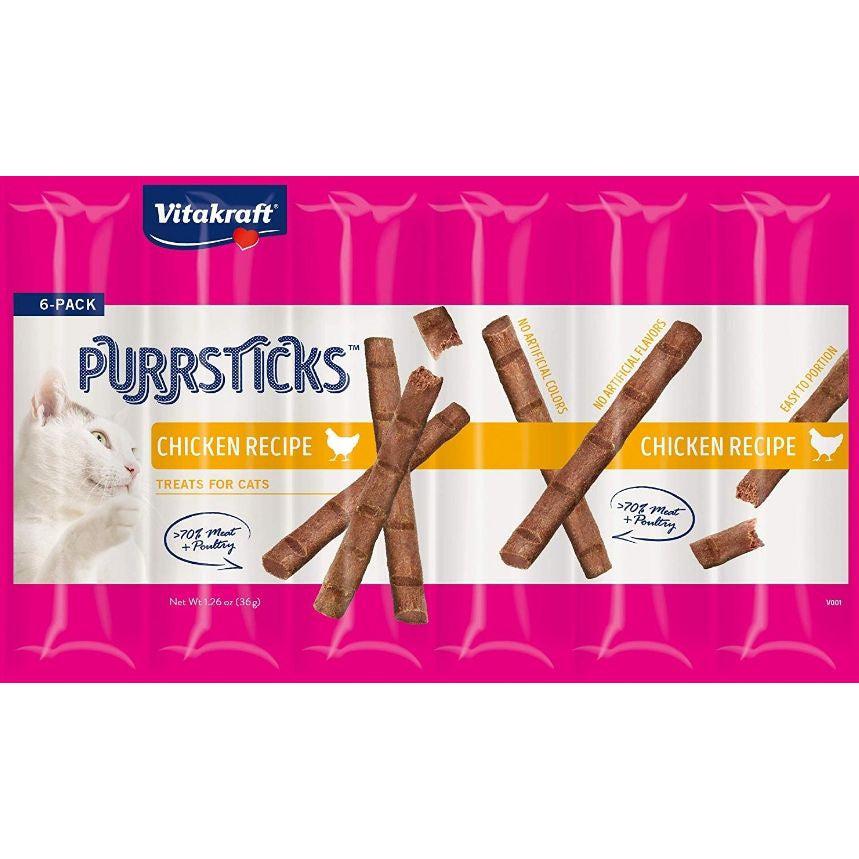 Vitakraft PurrSticks Chicken Treats for Cats-Cat-Vitakraft-6 count-