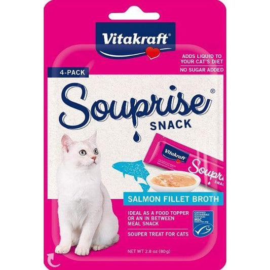 VitaKraft Salmon Souprise Lickable Cat Snack-Cat-Vitakraft-4 count-