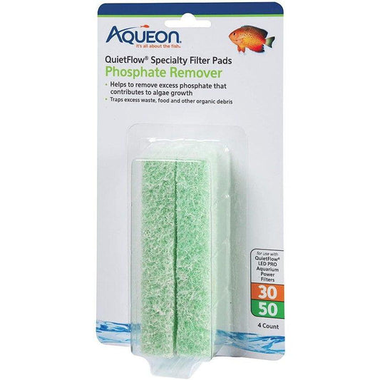 Aqueon Phosphate Remover for QuietFlow LED Pro 30/50-Fish-Aqueon-4 count-