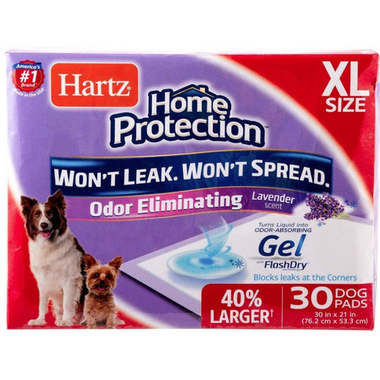 Hartz Home Protection Lavender Scent Odor Eliminating Dog Pads - X-Large-Animals & Pet Supplies-BimBimPet-