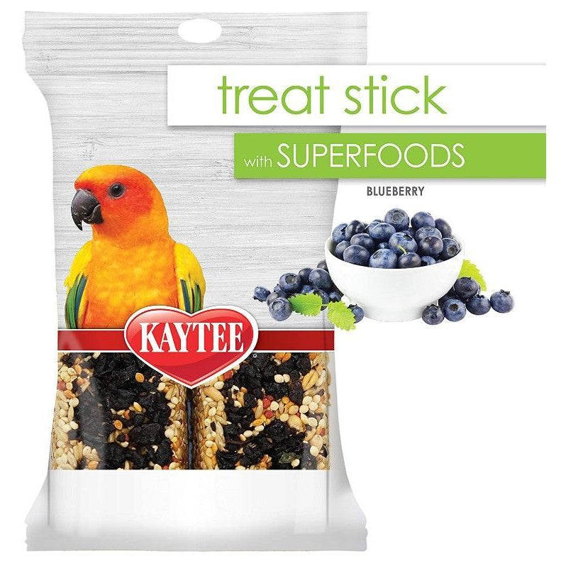 Kaytee Superfoods Avian Treat Stick - Blueberry-Bird-Kaytee-5.5 oz-