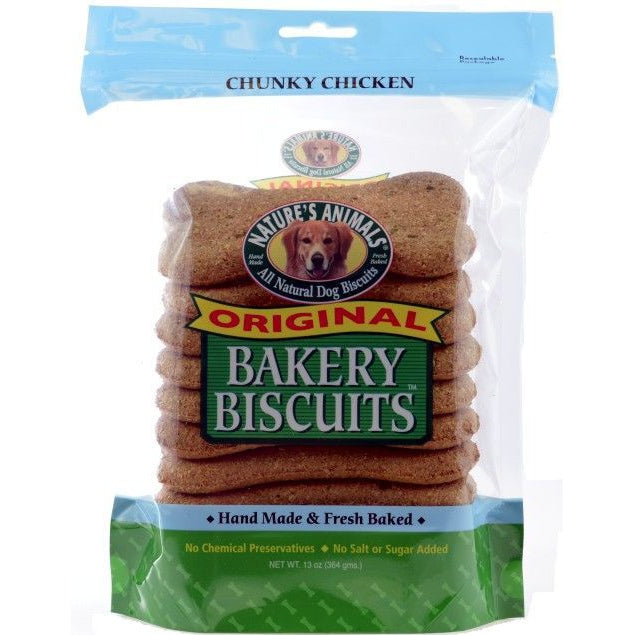 Natures Animals Orihinal Bakery Buscuits Chunky Chicken-Dog-Natures Animals-13 oz-