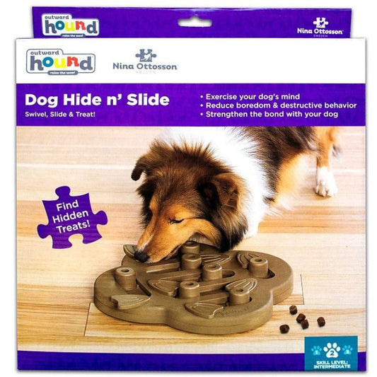 Outward Hound Nina Ottoson Dog Hide-N-Slide Composite Dog Game-Animals & Pet Supplies-BimBimPet-