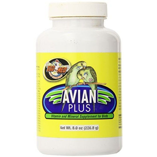 Zoo Med Avian Plus Bird Vitamin Supplement-Bird-Zoo Med-8 oz-