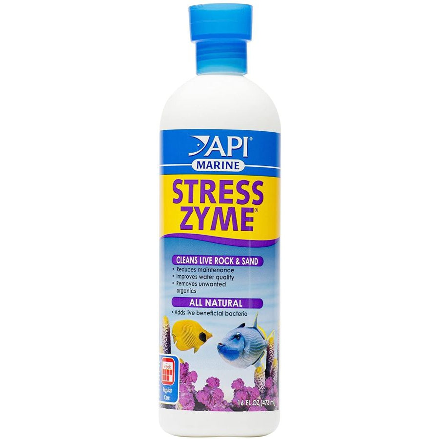 API Marine Stress Zyme Bacterial Cleaner-Fish-API-16 oz-
