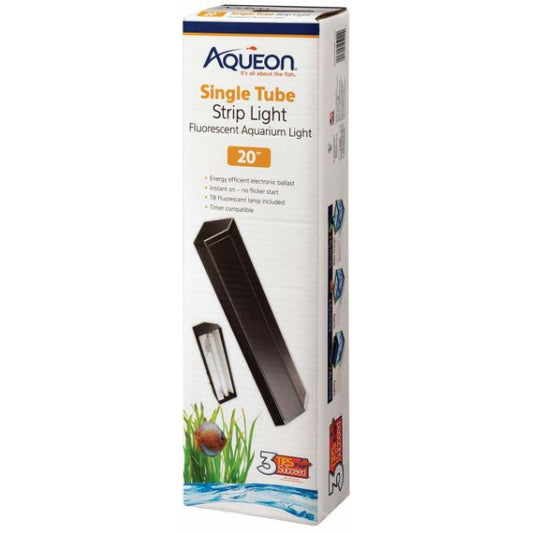Aqueon Fluorescent Strip Light Black-Fish-Aqueon-20" long-