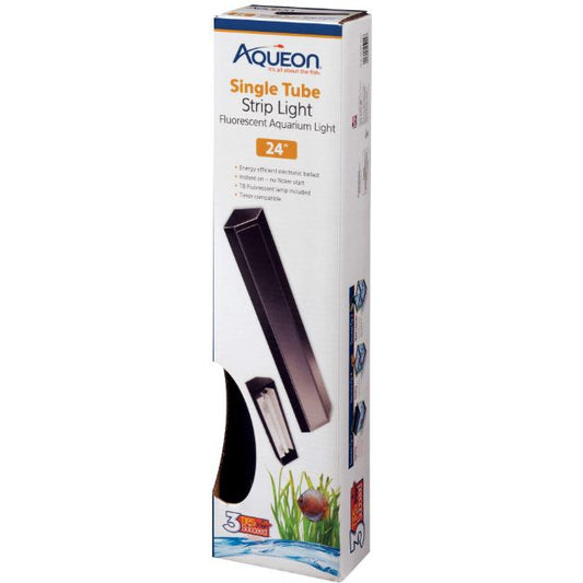 Aqueon Fluorescent Strip Light Black-Fish-Aqueon-24" long-