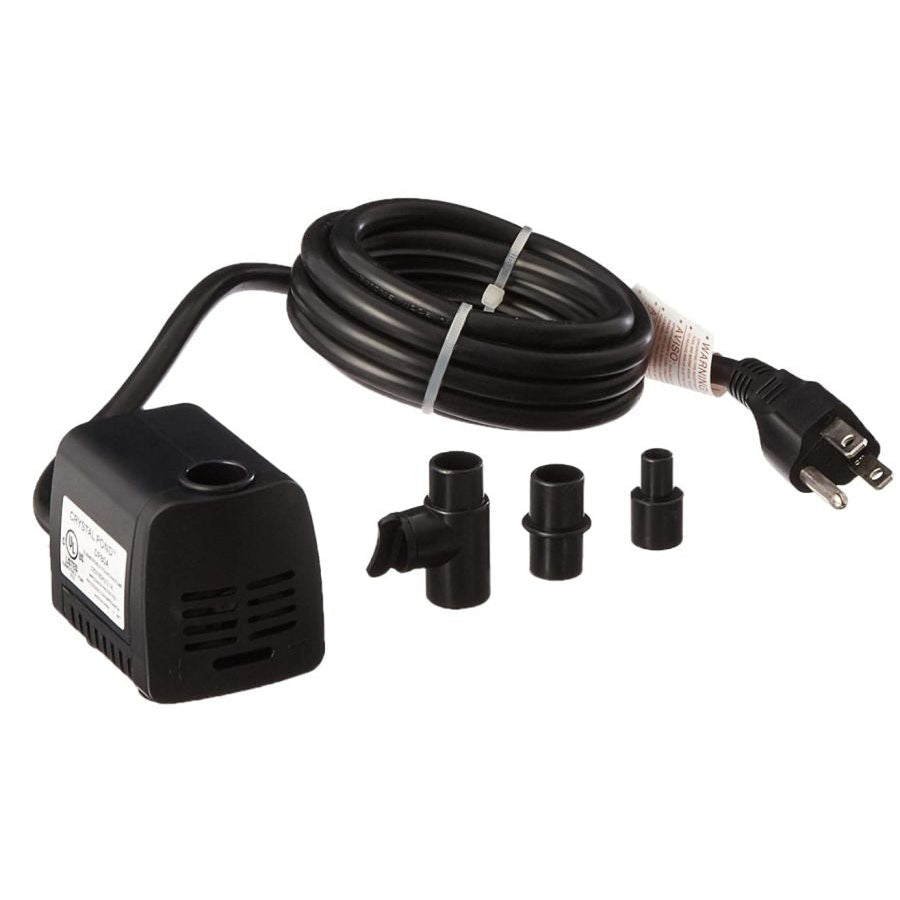 Beckett Crystal Pond Dual Purpose Pond and Fountain Water Pump-Fish-Beckett-90 GPH-