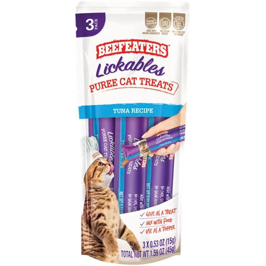 Beefeaters Lickables Tuna Puree Cat Treats-Cat-Beefeaters-1.59 oz-