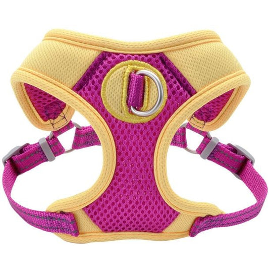 Coastal Pet Pro Reflective Mesh Dog Harness Purple with Yellow 5/8"-Dog-Coastal Pet-Small-