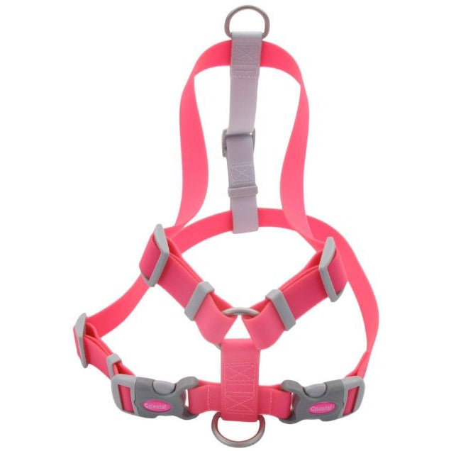 Coastal Pet Pro Waterproof Dog Harness 1" Wide Fuscia-Dog-Coastal Pet-Medium-