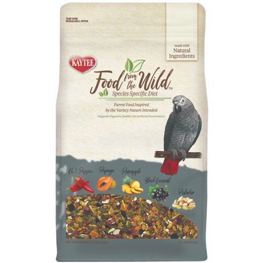 Kaytee Food From The Wild Parrot Food For Digestive Health-Bird-Kaytee-2.5 lbs-