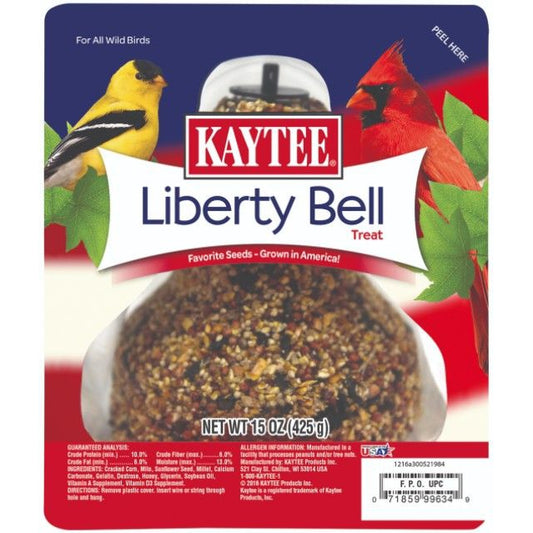 Kaytee Liberty Bell Wild Bird Treat with Favorite Seeds Grown In America For Wild Birds-Bird-Kaytee-15 oz-