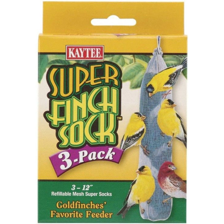 Kaytee Super Finch Socks Refillable Mesh Super Socks Seeds Not Included-Animals & Pet Supplies-BimBimPet-