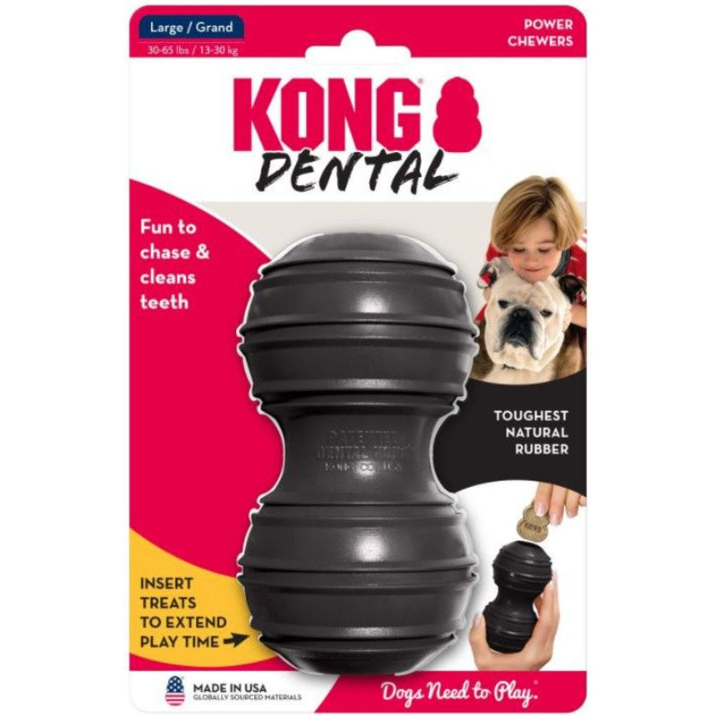 KONG Extreme Black Treat Dispensing Dental Dog Chew Toy Large-Animals & Pet Supplies-BimBimPet-