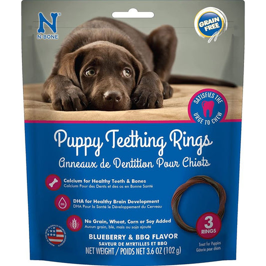 N-Bone Puppy Teething Ring Blueberry Flavor-Dog-N-Bone-3 count-