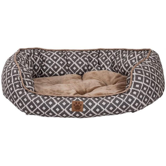 Precision Pet Ikat Snoozzy Daydream Pet Bed Gray-Animals & Pet Supplies-BimBimPet-