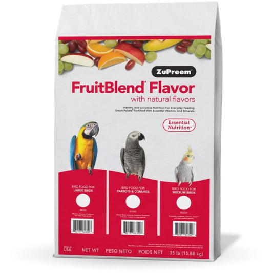 ZuPreem FriutBlend with Natural Fruit Flavors Pellet Birds Food for Parrots and Conures-Animals & Pet Supplies-BimBimPet-