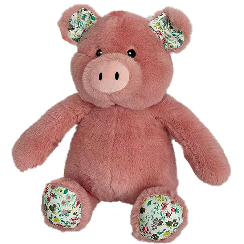 PetLou Pig Plush Dog Toy - Mauve