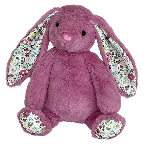 Rabbit plush dog toy