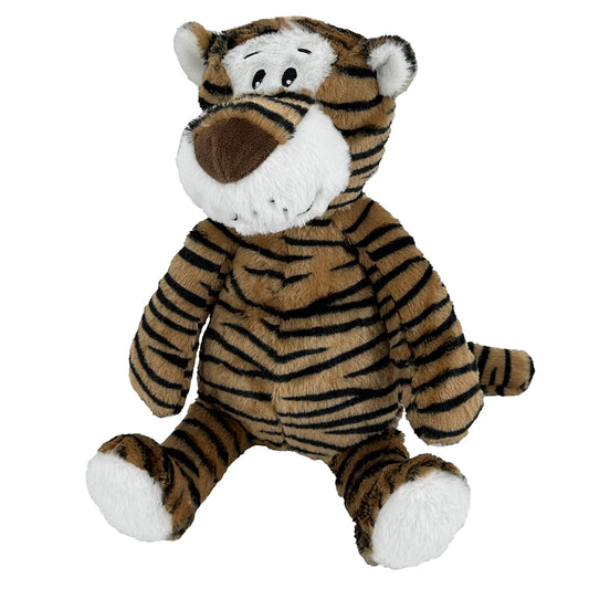PetLou Tiger Promo Plush Dog Toy
