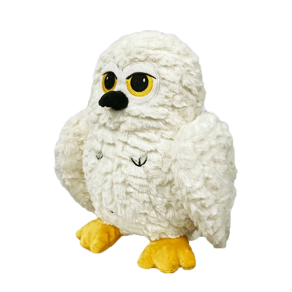 PetLou Owl Plush Durable Dog Toy Interactive Play with Grunter