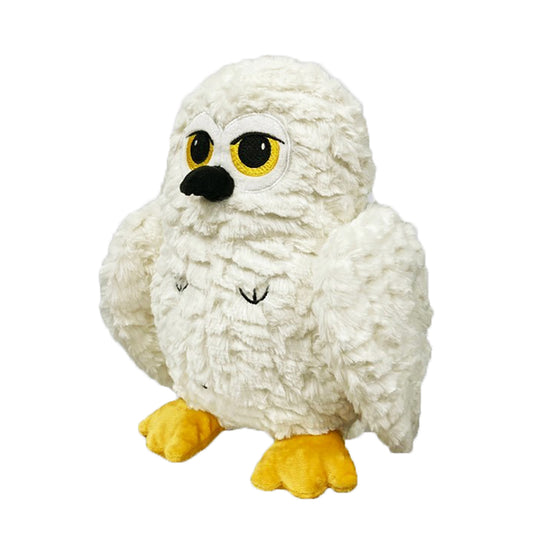 PetLou Owl Plush Durable Dog Toy Interactive Play with Grunter