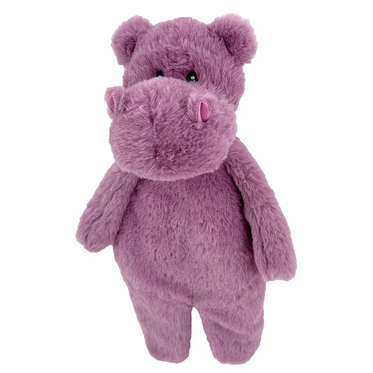 PetLou Hippo Floppy Plush Dog Toy