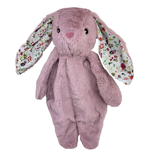PetLou Rabbit Floppy Plush Dog Toy - Mauve