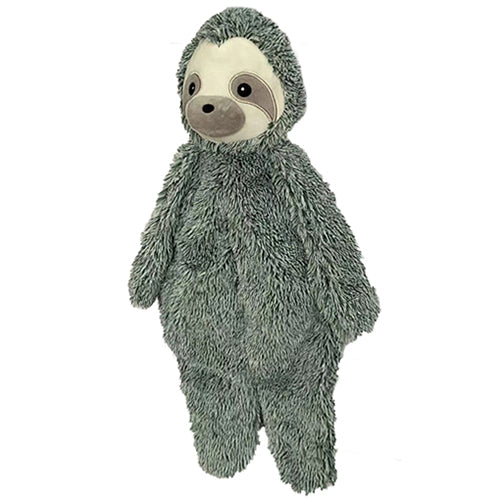 PetLou Floppy Sloth Plush Dog Toy with Squeaker and Crinkle Paper