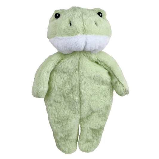 PetLou Frog Floppy Plush Dog Toy