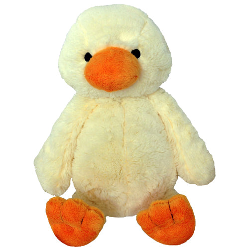 PetLou Promo Duck Durable Plush Dog Toy with Grunter and Squeakers