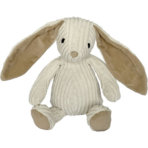 PetLou Natural Bunny Multi-Texture Plush Dog Toy with Noisemakers