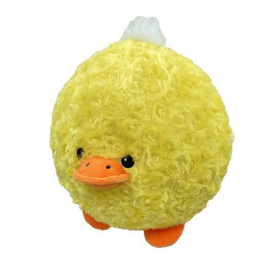 PetLou Duck Ball Plush Dog Toy Interactive Grunter and Crinkle Feet